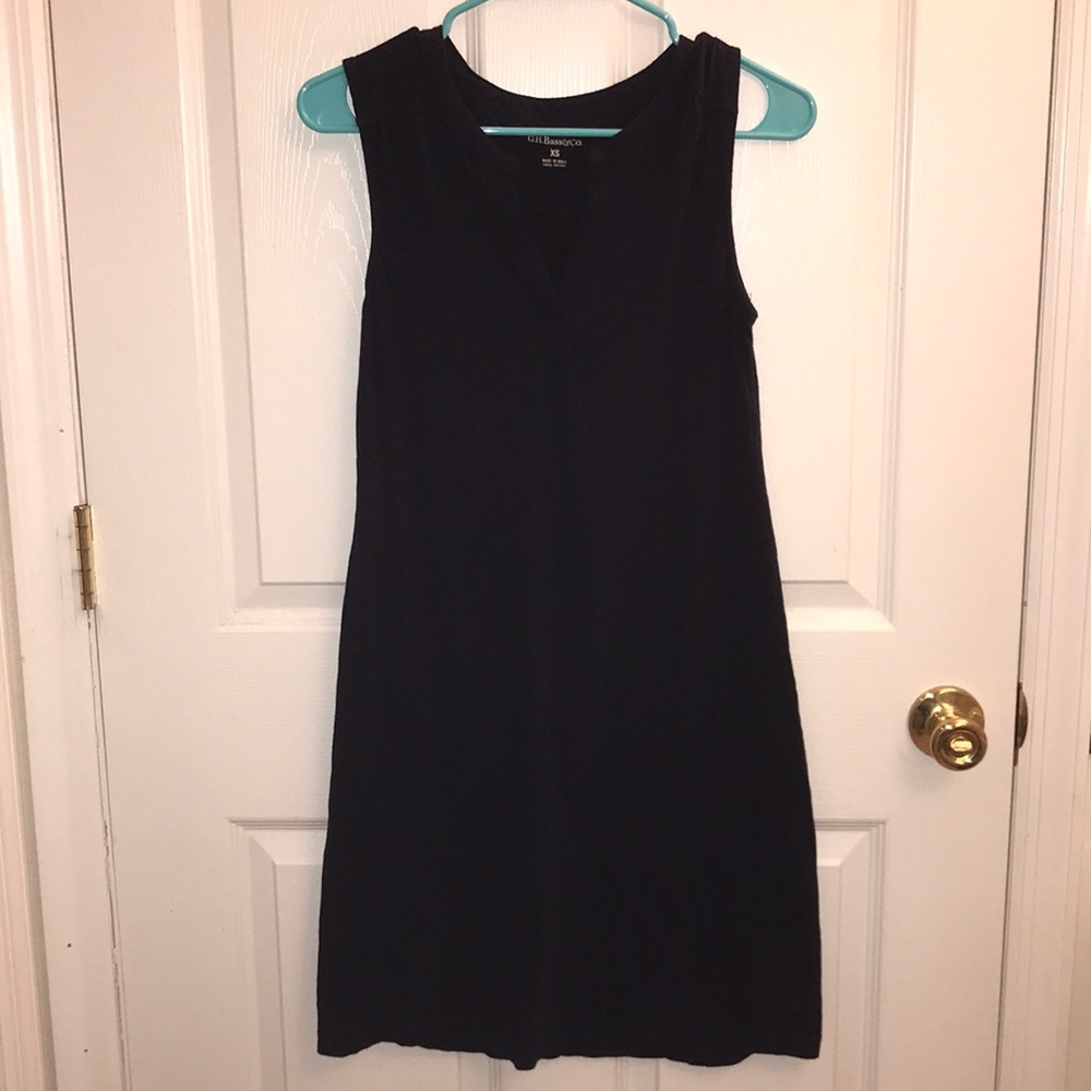 Navy blue cover up dress